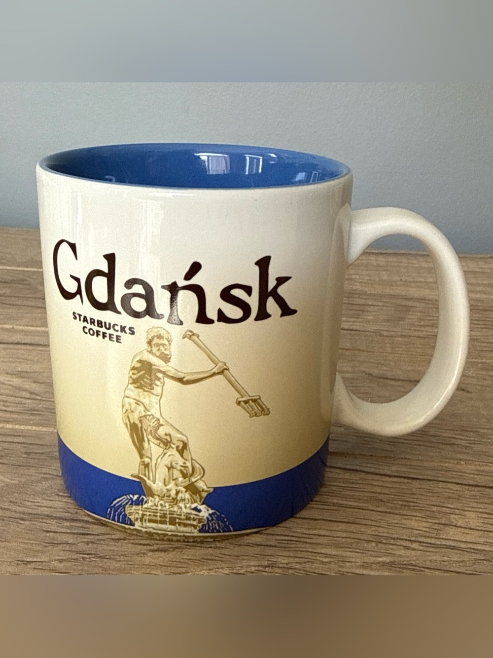 STARBUCKS Gdansk Poland City Mug Collectors Global Icon Series 2012 16oz Excellt